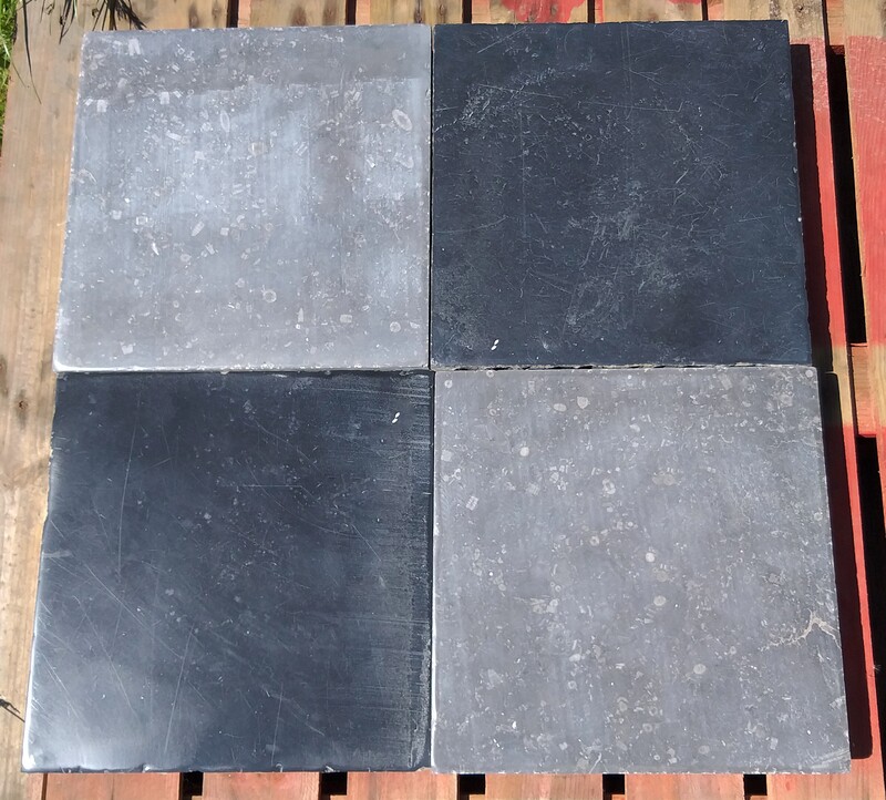 Noir de Mazy and Belgian Bleustone